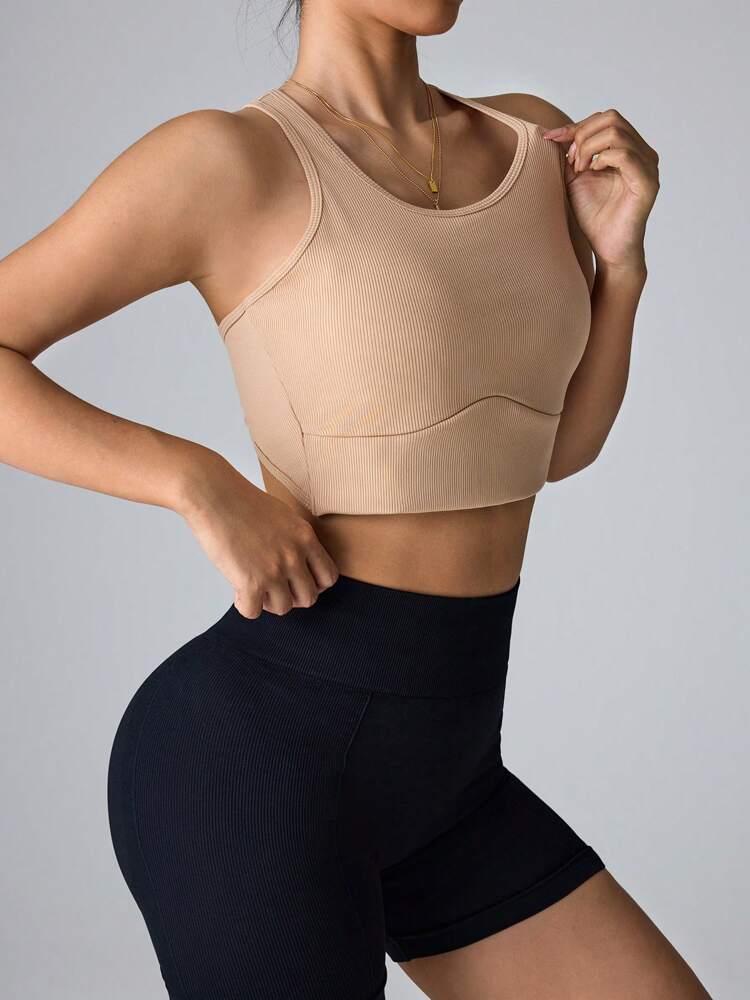 Women's Seamless Sports Bra Yoga Fitness Crop Top – Comfortable, Breathable, Stylish Activewear for Workout & Daily Wear