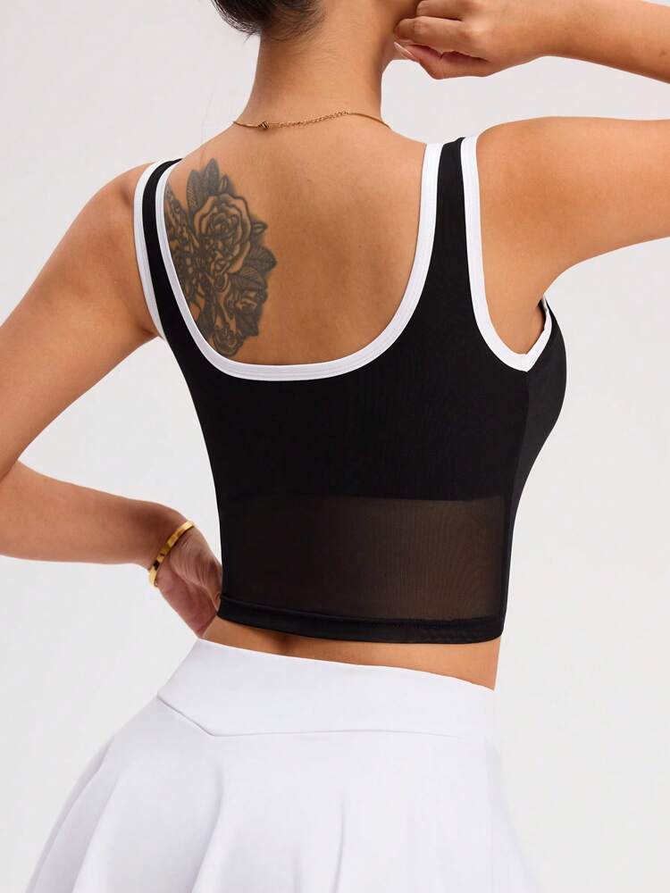 Women's Square Neck Sports Bra – Comfortable Everyday Activewear for Yoga, Gym, Running, and Fitness