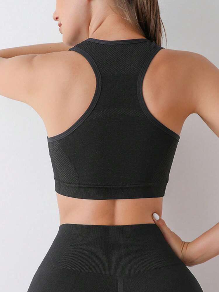 Women’s Seamless Push-Up Sports Bra Set – Comfortable Wireless Yoga & Workout Top for Gym & Running