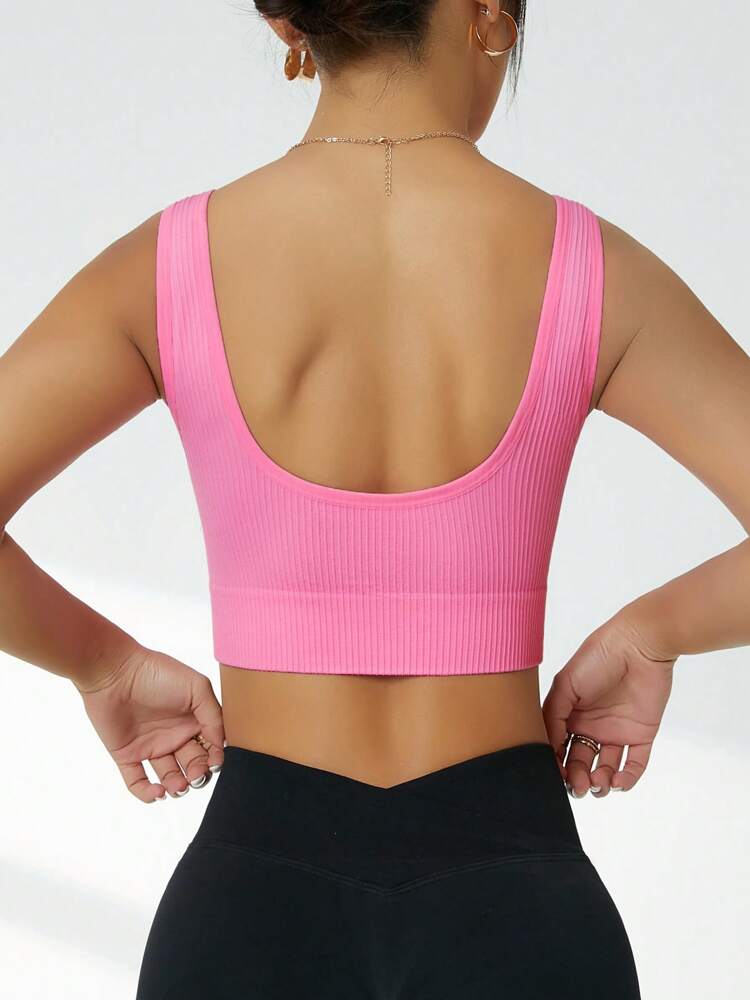 Women’s Seamless Sports Bra – High Elasticity Activewear Top for Yoga, Gym & Fitness Workouts