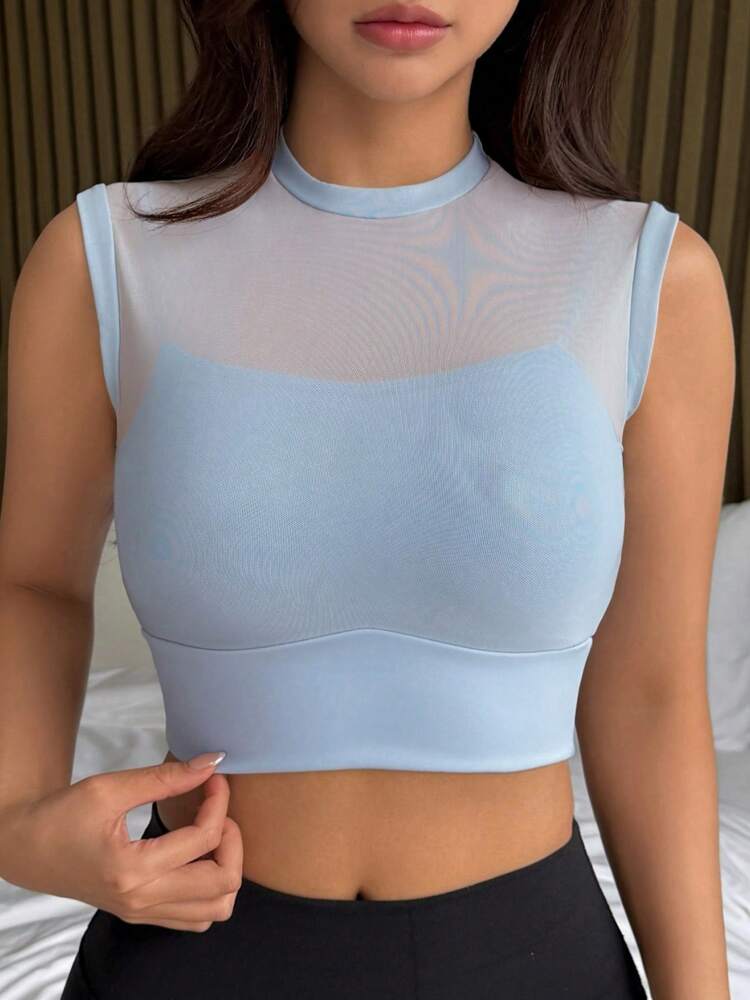 Women’s Mesh Solid Wireless Sports Bra – Light Support Activewear Top for Yoga, Gym & Daily Comfort